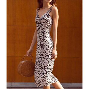 LUCY PARIS Sierra Leopard Animal Print Dress NWT